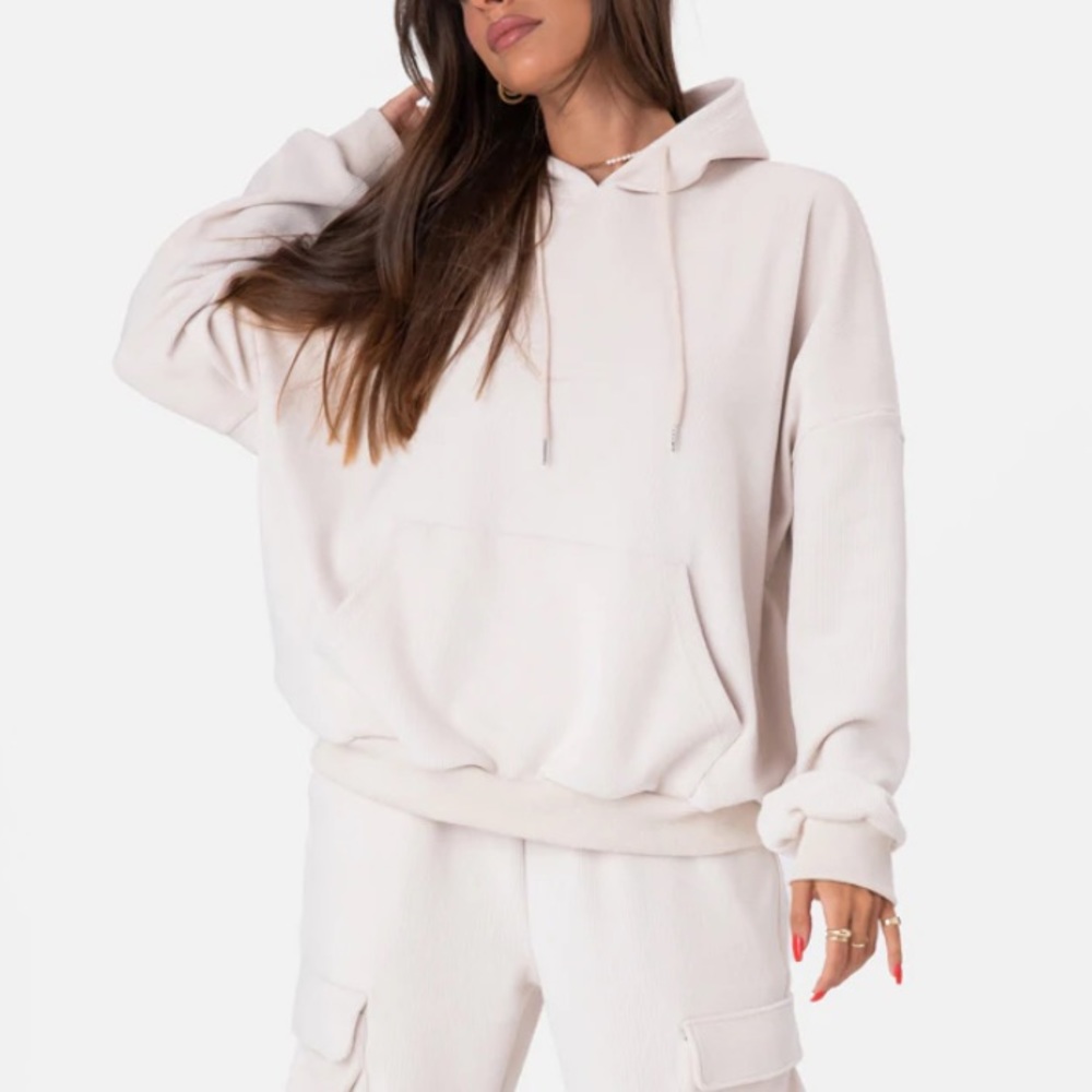 ADIKA MARS CORDUROY OVERSIZED HOODIE